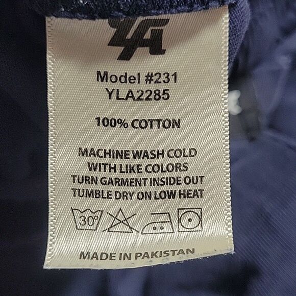 YoungLA 231 Pump Cover Joggers Mens Medium Navy Blue Workout Gym Pants - Picture 12 of 12